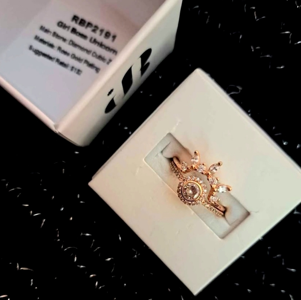 Bomb Party Diamond Cubic Zirconia Ring